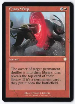 Chaos Warp (Retro Frame) R Commander: The Brothers' War 114 NM - Image 1