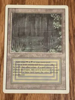 MTG Rare Bayu Dual Land - Revised Edition - Magic The Gathering - Image 1