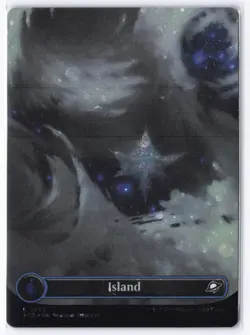 Island (0368) (Borderless) (Galaxy Foil) L Edge of Eternities 368 NM - Image 1