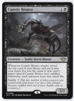 Caustic Bronco R Outlaws of Thunder Junction 82 NM - Image 1