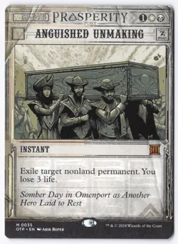 Anguished Unmaking M Outlaws of Thunder Junction: Breaking News 35 NM - Image 1