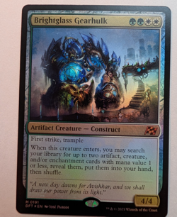 MTG - Brightglass Gearhulk - DFT - M - Foil - 191 - Image 1
