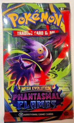 Pokemon Mega Evolutions Phantasmal Flames Booster Pack - Factory Sealed - Image 1