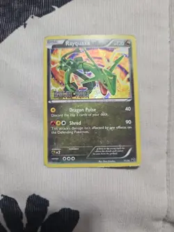 Pokemon TCG Rayquaza 11/20 Rare Dragon Vault Stamped Holo 2012: LP/MP Ships Free - Image 1
