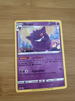 Pokemon TCG Sword & Shield Promo Gengar SWSH052 LP - Image 1