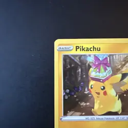 SWSH234 Pikachu Special Pokemon GO Illustration Black Star Promo Cosmos Holo - Image 2