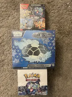 Pokemon TCG Stellar Crown Booster Box, ETB, Booster Bundle. Sealed/NEW - Image 1