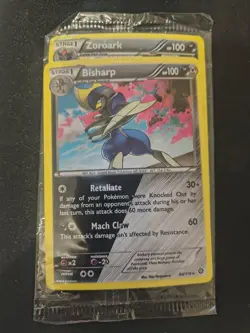 Bisharp 64/114 XY Steam Siege Cosmos Holo Promo Pokemon Card TCG - NM/M SEALED - Image 1