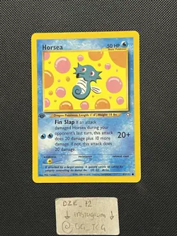 Pokemon Neo Genesis - Horsea - 62/111 - Non Holo - 1st Edition - NM - Image 1