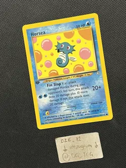 Pokemon Neo Genesis - Horsea - 62/111 - Non Holo - 1st Edition - NM - Image 3