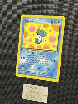 Pokemon Neo Genesis - Horsea - 62/111 - Non Holo - 1st Edition - NM - Image 4
