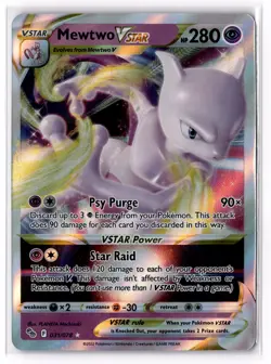 Mewtwo VSTAR 031/078 Pokemon GO Holo LP - Image 1