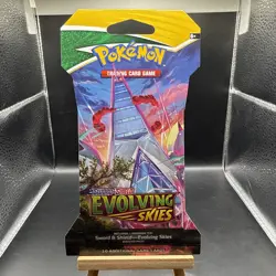 Pokemon Evolving Skies TCG Sleeved Booster Pack Brand New Factory Sealed - Image 1