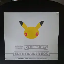 Pokemon Celebrations Elite Trainer Box ETB 25th Anniversary *Sealed* 820650809439 - Image 1