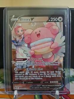 Pokemon TCG Blissey V TG22/TG30 Sword & Shield Silver Tempest NM Full Art - Image 1