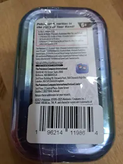 Pokemon TCG Scarlet & Violet Prismatic Evolutions Mini Tin Vaporeon Sealed new - Image 2