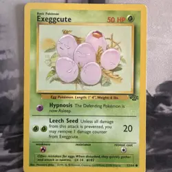 Pokemon lot TCG, Vintage, rare, Jungle, Exeggcute, Grass type - Image 2
