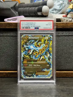 2014 Pokemon XY Flashfire M Charizard EX 108/106 PSA 8 - Image 1