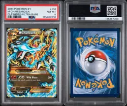 2014 Pokemon XY Flashfire M Charizard EX 108/106 PSA 8 - Image 5