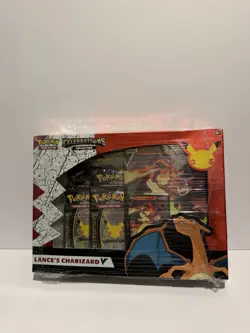 Pokemon TCG: Celebrations Collection Box Lance's Charizard V - New Sealed - Image 1