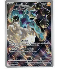 Pokemon Thundurus 209 SVPEN: Scarlet & Violet Promo Basic 120 HP Holo. - Image 1
