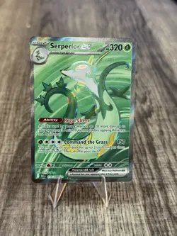 Pokemon TCG Serperior EX 156/086 Black Bolt Ultra Rare NM - Image 1