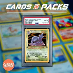 Carte Pokemon Grotadmorv 13/62 Holo Fossile Edition 1 PSA 8 ✨ - Image 1