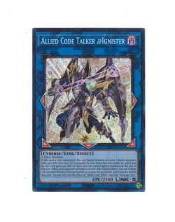 Allied Code Talker @Ignister ALIN-EN051 Secret Rare NM 1st Edition Yu-Gi-Oh! - Image 1