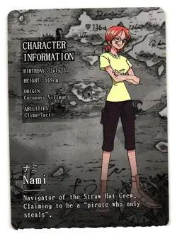 Nami R OP-KDAD1-044 One Piece Anime TCG CCG Anime Card - Image 2