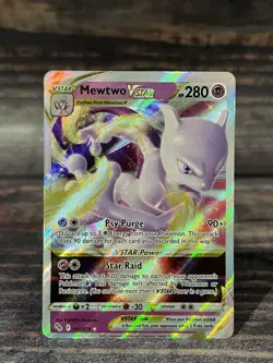 Pokemon TCG Mewtwo VSTAR Holo Ultra Rare Card 031/078 Pokemon Go - Image 1