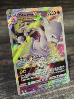 Pokemon TCG Mewtwo VSTAR Holo Ultra Rare Card 031/078 Pokemon Go - Image 2
