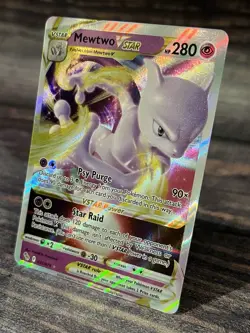Pokemon TCG Mewtwo VSTAR Holo Ultra Rare Card 031/078 Pokemon Go - Image 3