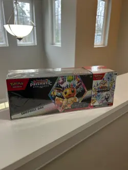 Pokemon Prismatic Evolutions Sams Club Exclusive Surprise Box Booster Bundle - Image 1