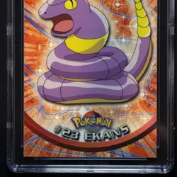 Ekans #23 Pokemon Topps Chrome 1999 Series 1 Second Print CGC Gem Mint 10 - Image 3