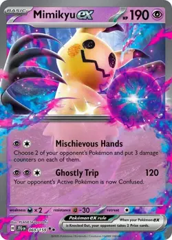 Mimikyu ex - Double Rare - Holofoil - Pokemon - SV09: Journey Together - 069/159 - Image 1