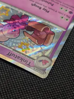 Tinkatuff 166/091 Shiny Holo Rare Scarlet & Violet Paldean Fates Pokemon TCG - Image 5