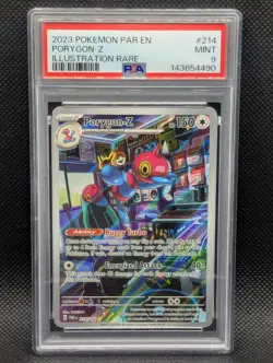 Porygon-Z #214 PSA 9 MINT Pokemon 2023 Paradox Rift Illustration Rare PAR EN - Image 1
