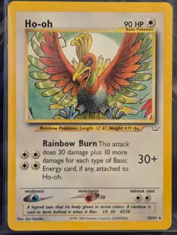 Pokemon TCG | Neo Revelation Ho-oh Unlimited #18/64 Non-Holo | NM 18/64 - Image 1