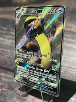 Pokemon Tcg Gumshoos Gx Full Art Ultra Rare 145/149 Sun Moon Base Set - Image 3