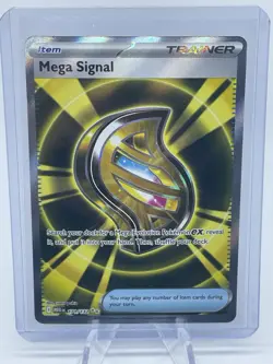 Mega Signal 171/132 Pokemon Mega Evolution Full Art Holo Rare - NM/Mint - Image 1