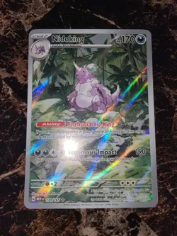 Pokemon TCG Scarlet & Violet 151 Nidoking Illustration Rare 174/165 MINT! - Image 1