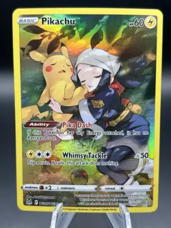 Pokemon Pikachu TCG TG05/TG30 Holo Ultra Rare Trainer Gallery Lost Origin - Image 1