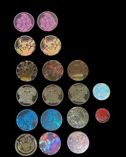 Pokemon Coin lot (18) Coins - Image 1