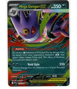 Pokemon Mega Gengar Ex 056/094 Phantasmal Flames Near Mint NM..! - Image 1