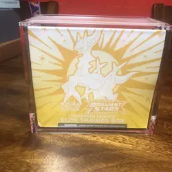 Brilliant Stars Pokemon Center ETB w/ Acrylic Case (sealed) - Image 1