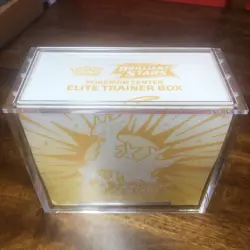 Brilliant Stars Pokemon Center ETB w/ Acrylic Case (sealed) - Image 2