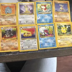 Pokemon lot TCG, Vintage, rare, Jungle, Pikachu, Cubone, Meowth, - Image 1