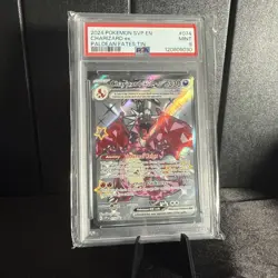 2024 POKEMON SVP EN-SV BLACK STAR PROMO PALDEAN FATES TIN CHARIZARD EX PSA 9 - Image 1