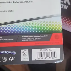 Pokemon Prismatic Evolutions Tech Sticker Collection x12 - Image 3