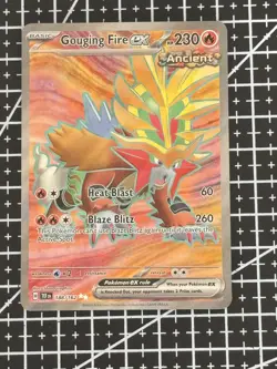 Pokemon TCG Gouging Fire EX #188/162 Temporal Forces Ultra Rare - Image 1